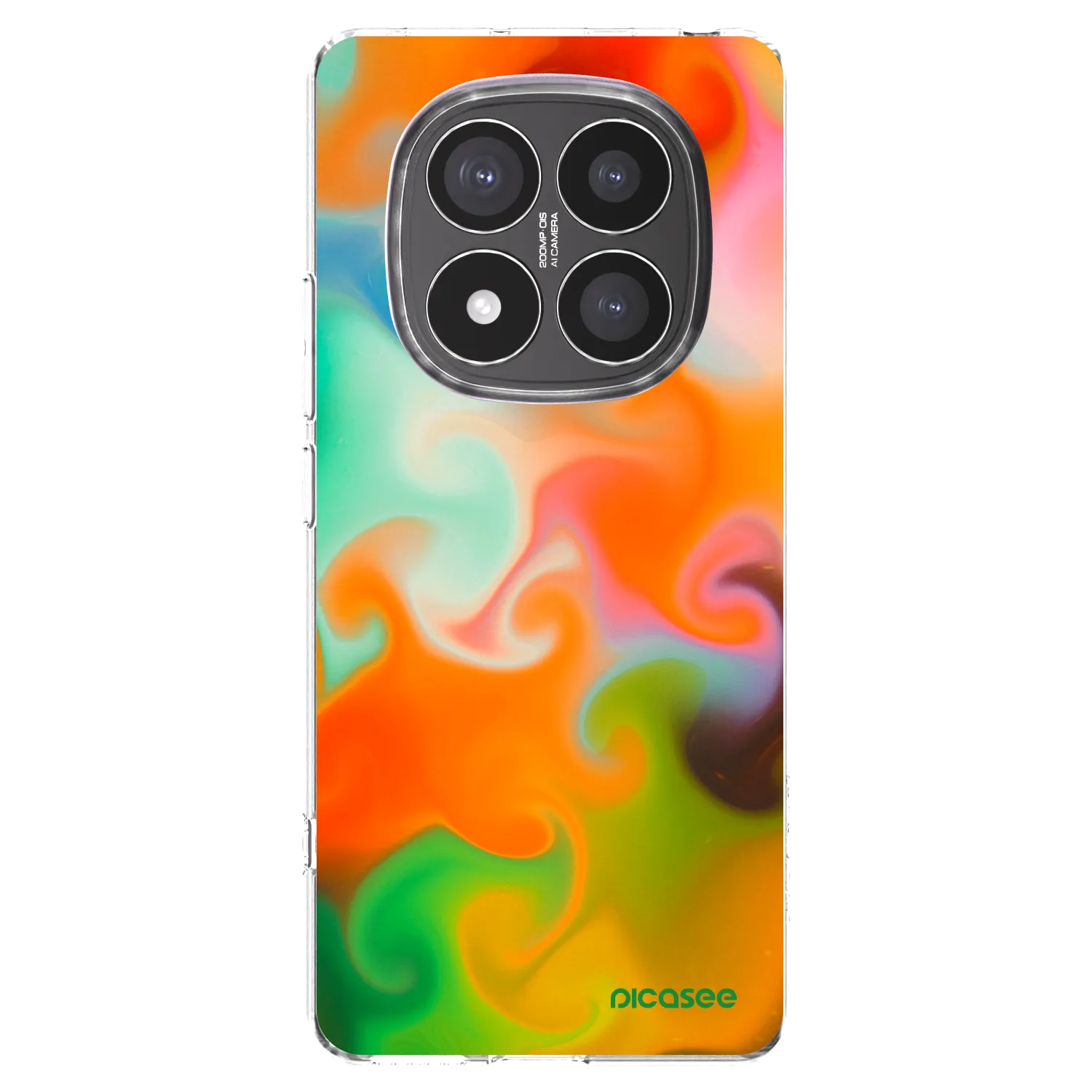 Picasee silikonowe przeźroczyste etui na Xiaomi Redmi Note 14 Pro+ 5G - Juice
