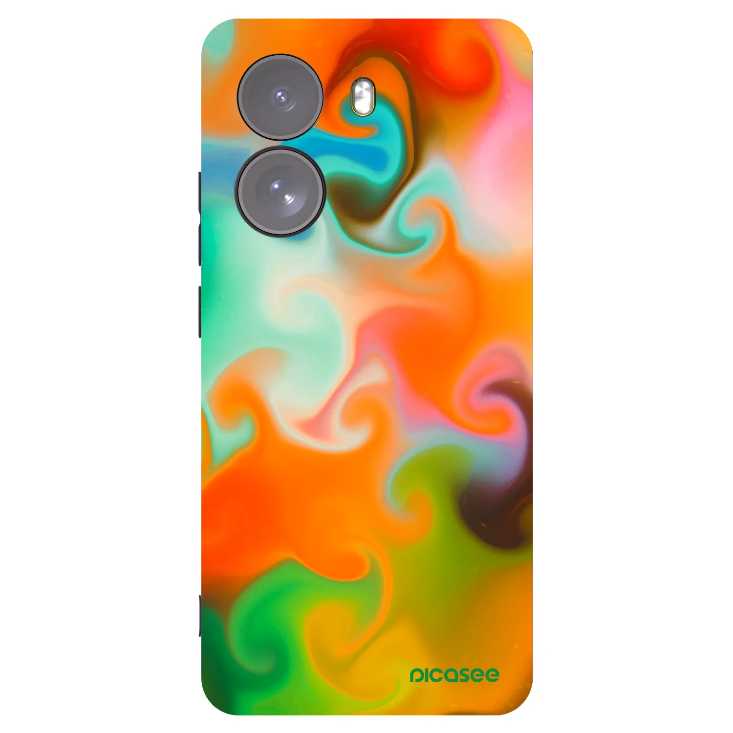 Picasee silikonowe czarne etui na Xiaomi Poco X7 - Juice