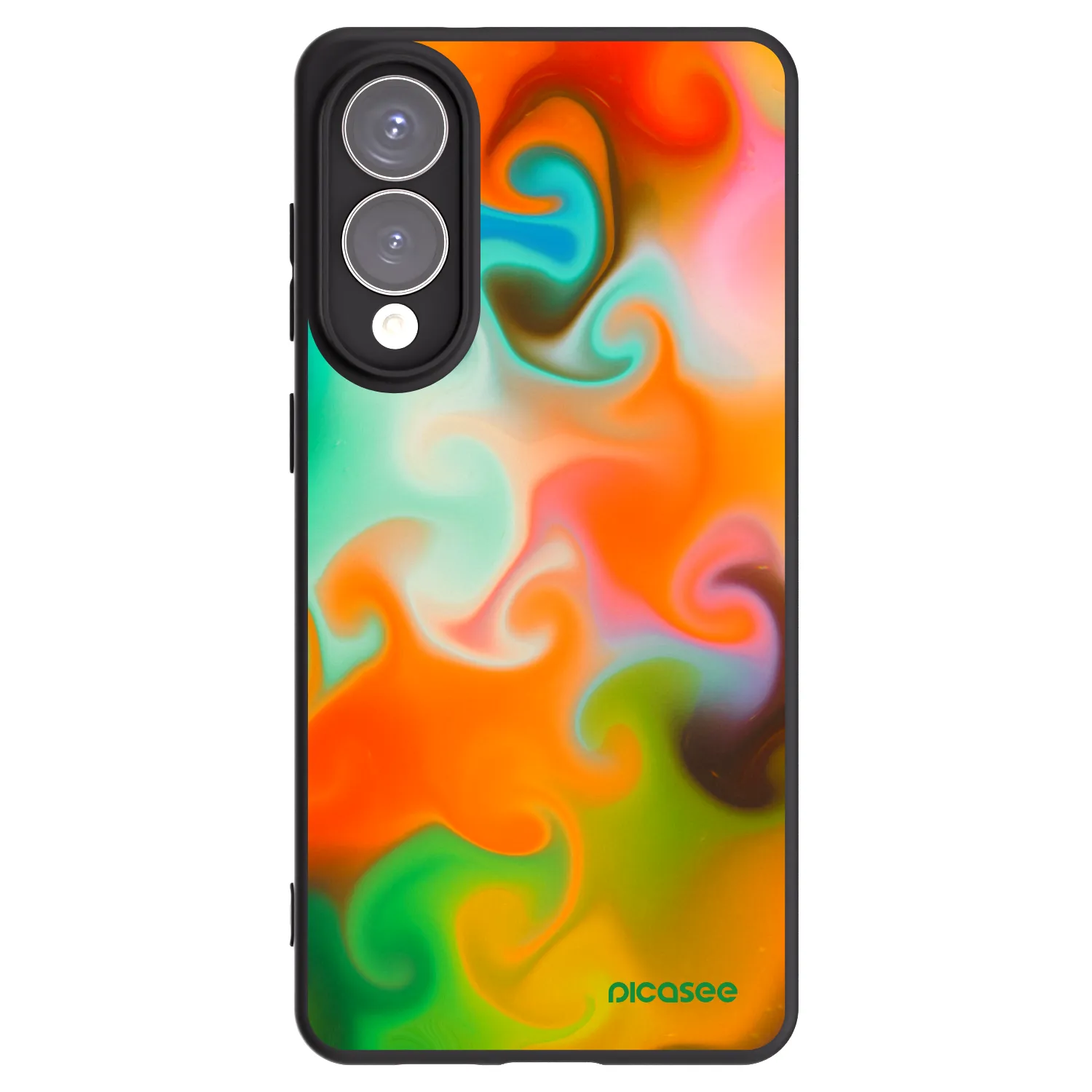 Picasee silikonowe czarne etui na Samsung Galaxy S25 Edge 5G - Juice