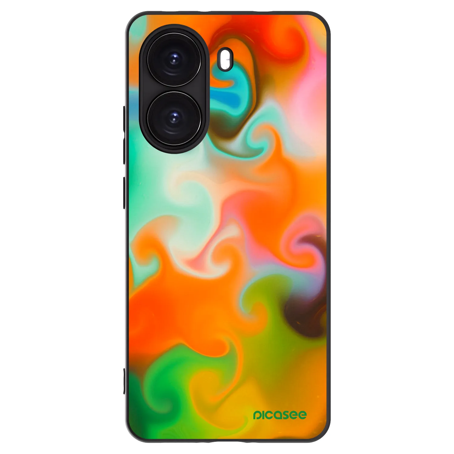Picasee silikonowe czarne etui na Xiaomi Poco X7 Pro 5G - Juice