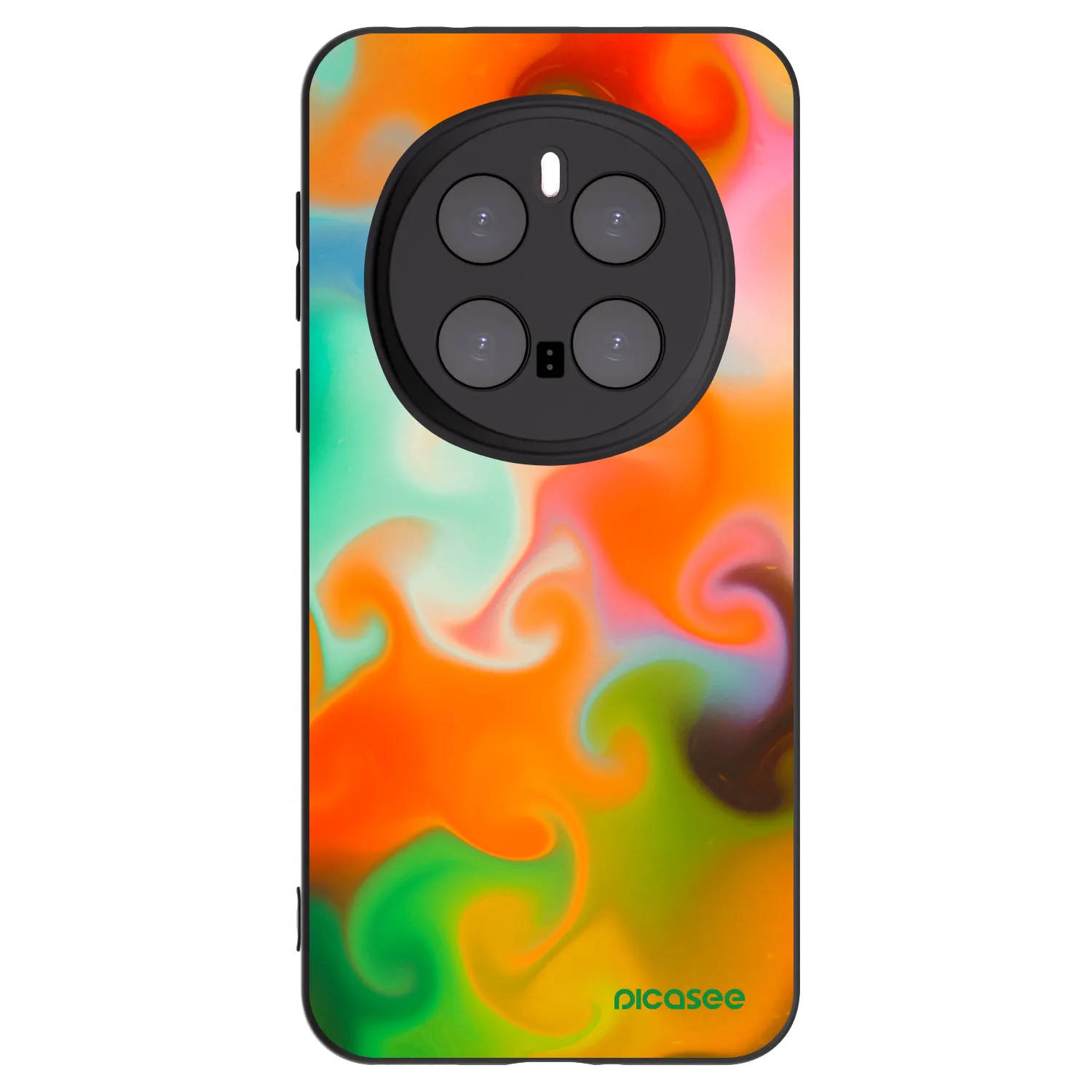 Picasee silikonowe czarne etui na Honor Magic7 Pro 5G - Juice