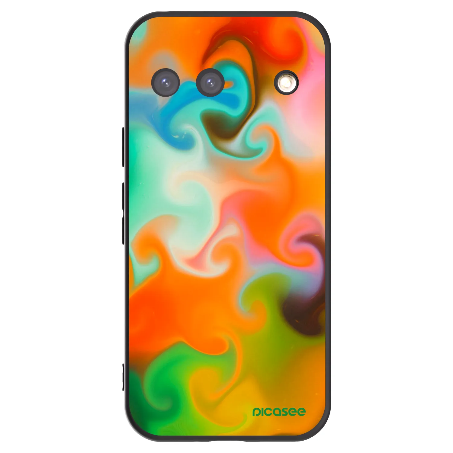 Picasee silikonowe czarne etui na Google Pixel 9 - Juice