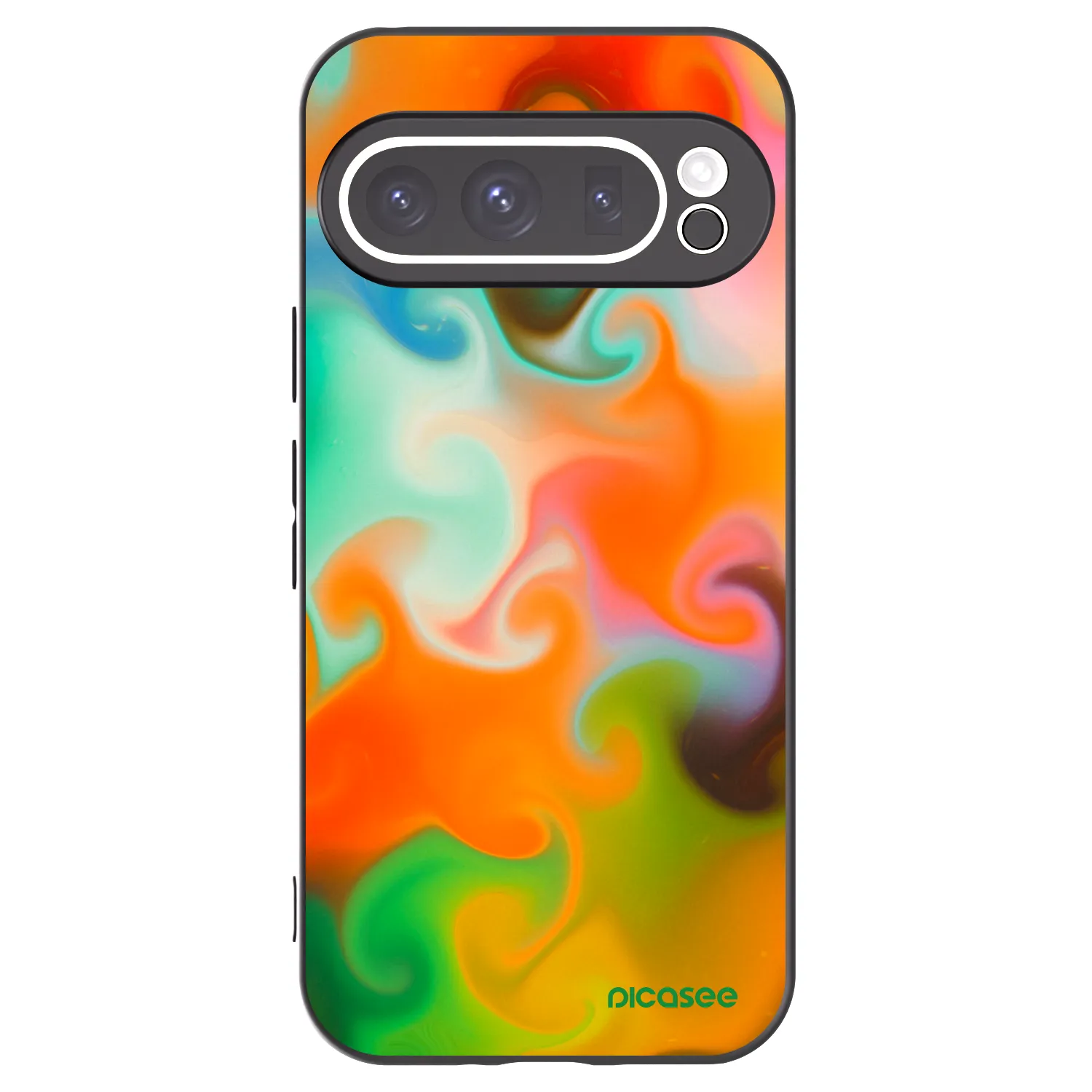 Picasee silikonowe czarne etui na Google Pixel 9 Pro - Juice