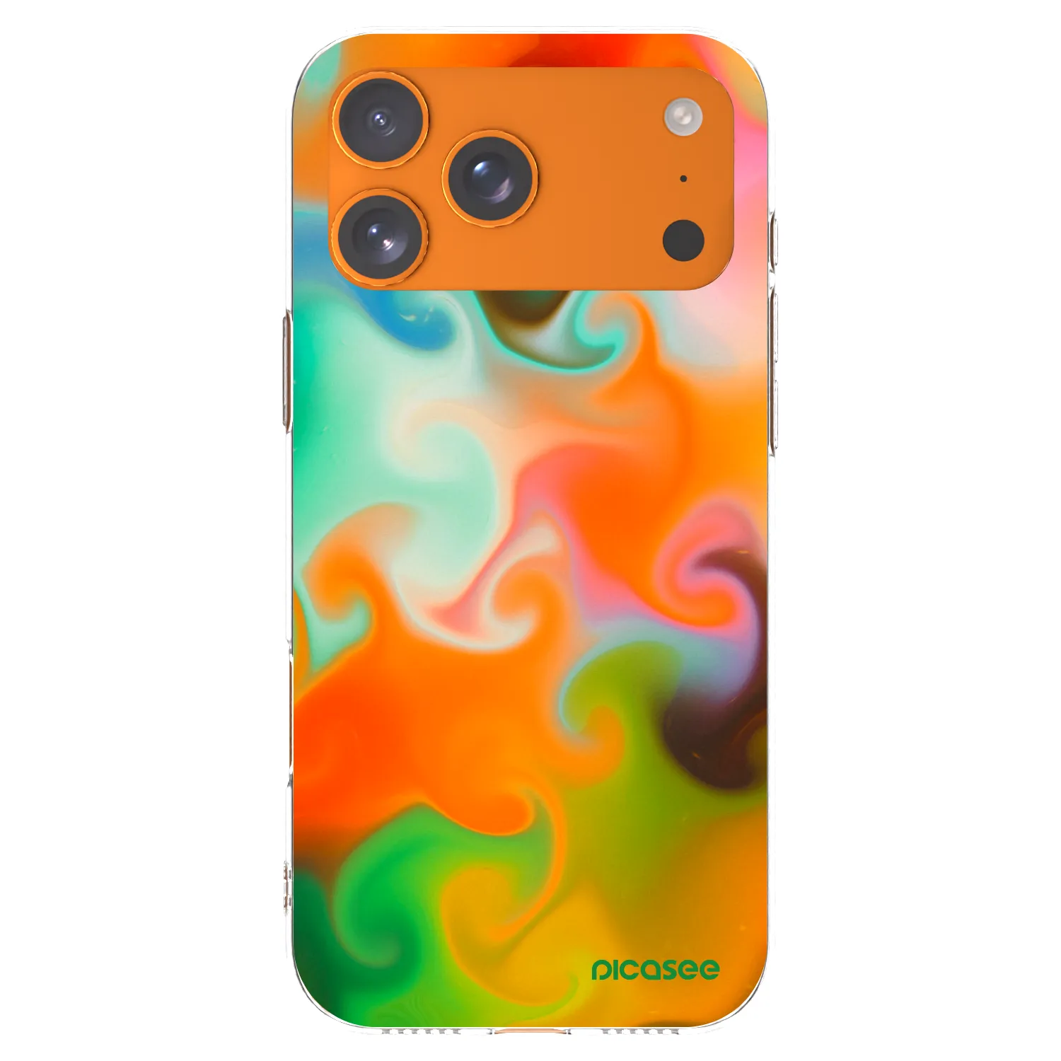 Picasee silikonowe przeźroczyste etui na Apple iPhone 17 Pro Max - Juice