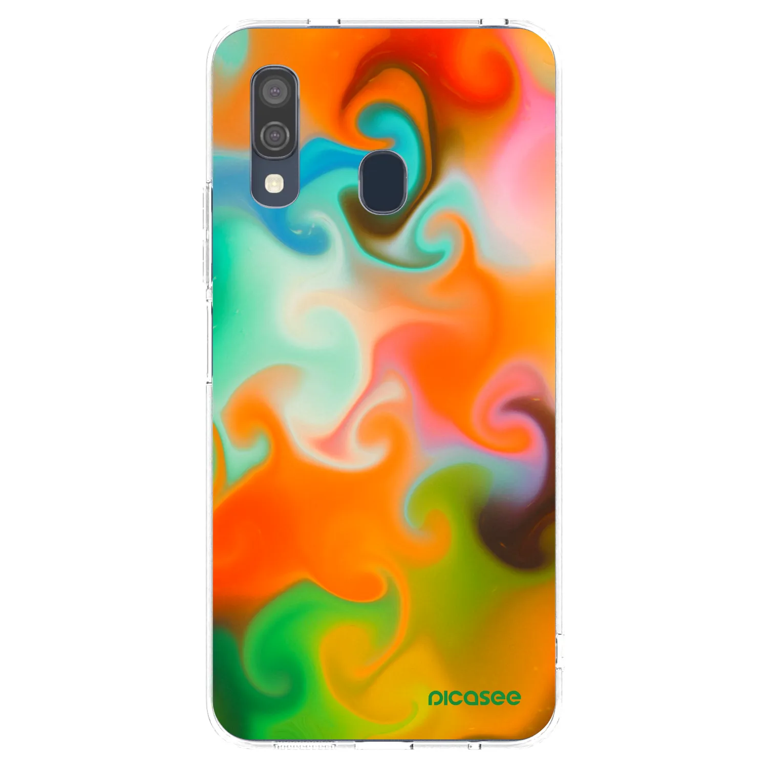 Picasee silikonowe przeźroczyste etui na Samsung Galaxy A40 A405F - Juice