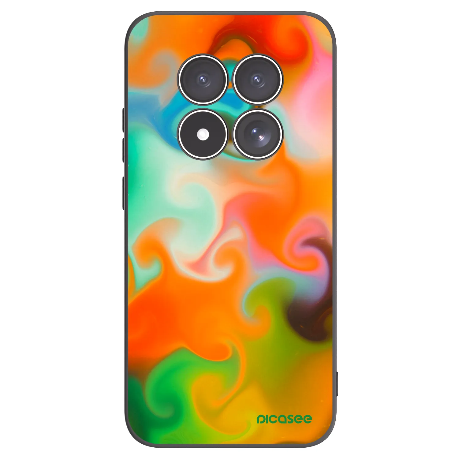 Picasee silikonowe czarne etui na Xiaomi Redmi Note 15 Pro 4G - Juice
