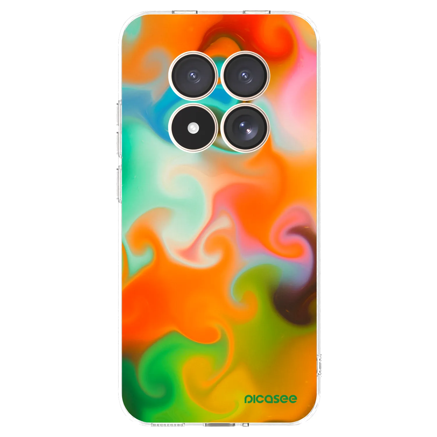 Picasee silikonowe przeźroczyste etui na Xiaomi Redmi Note 15 Pro 4G - Juice