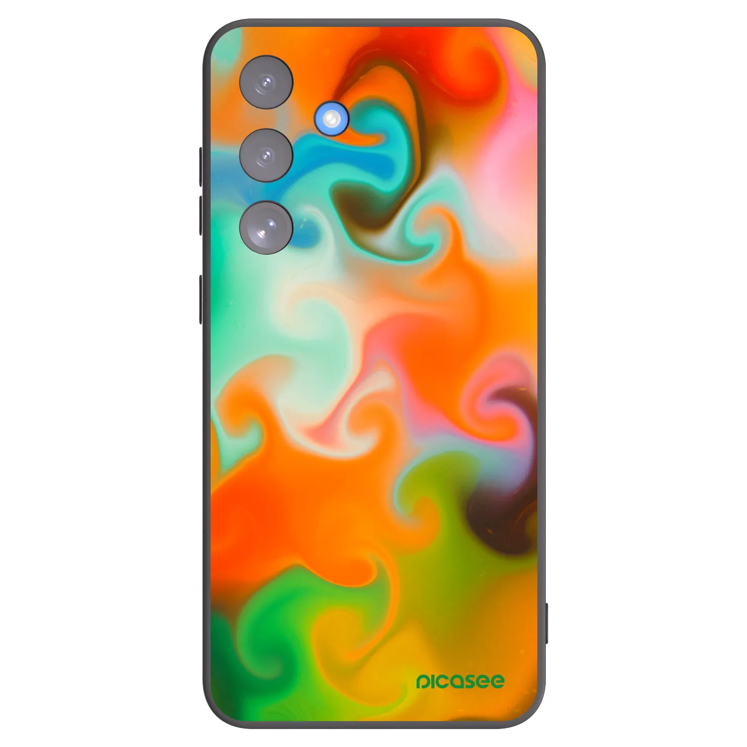 Picasee silikonowe czarne etui na Samsung Galaxy S25 FE 5G - Juice