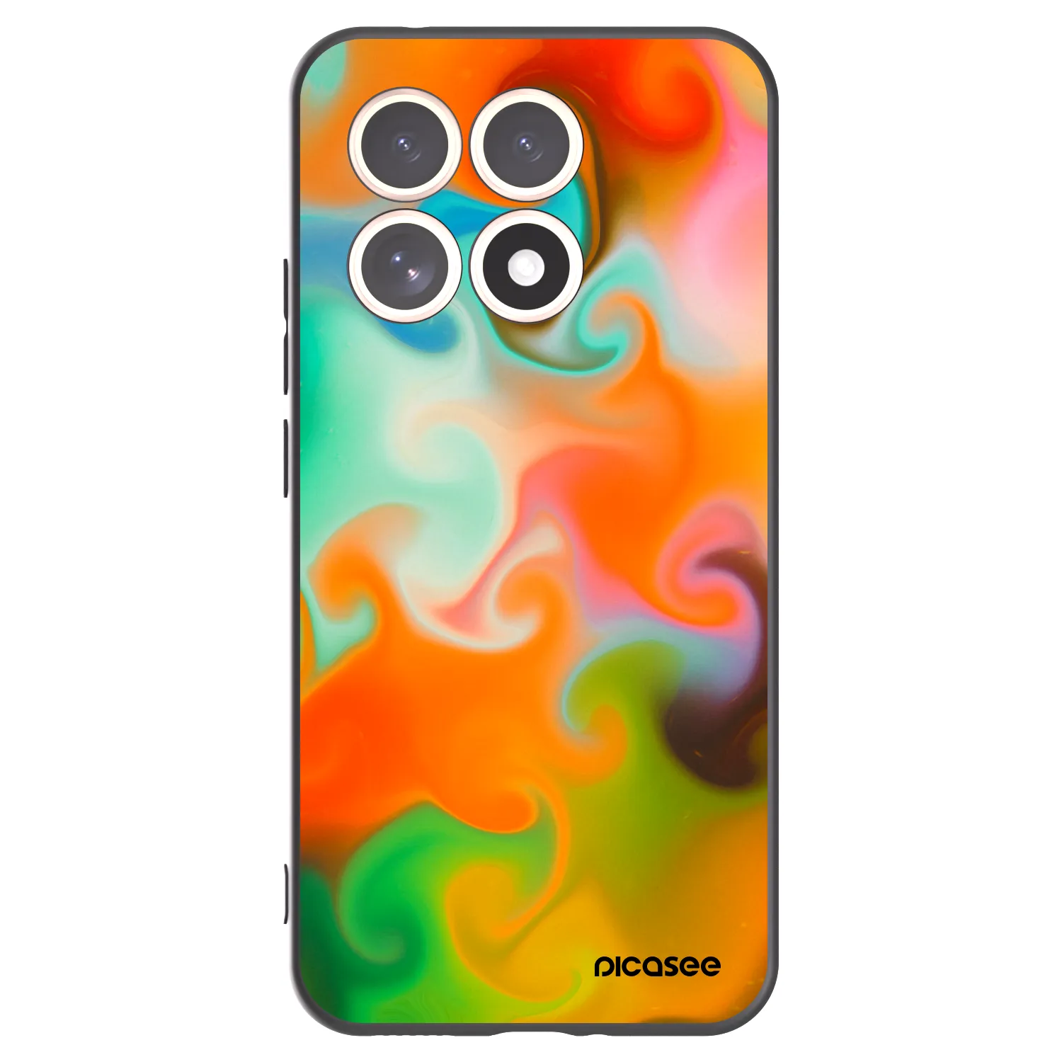 Picasee silikonowe czarne etui na Xiaomi 15T - Juice