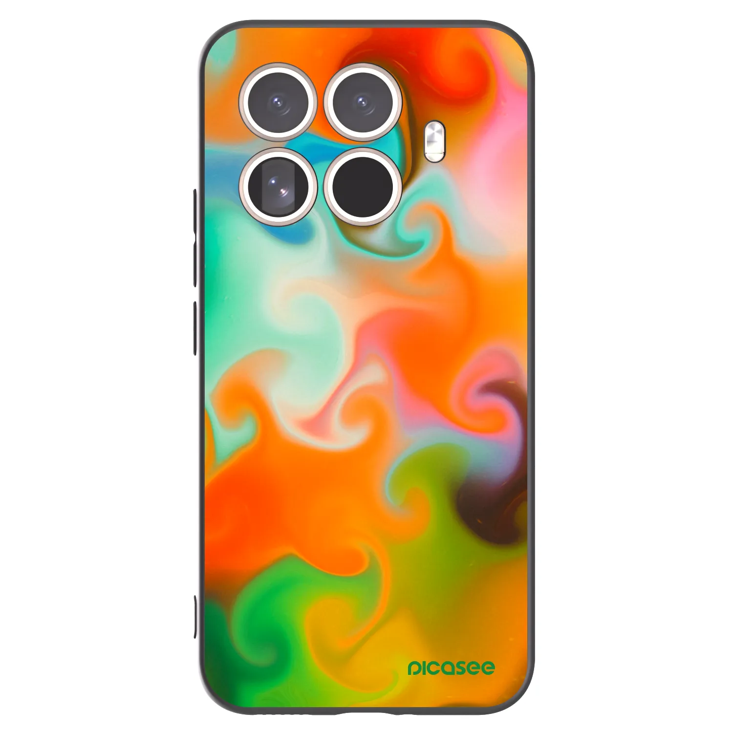 Picasee silikonowe czarne etui na Xiaomi 15T Pro - Juice