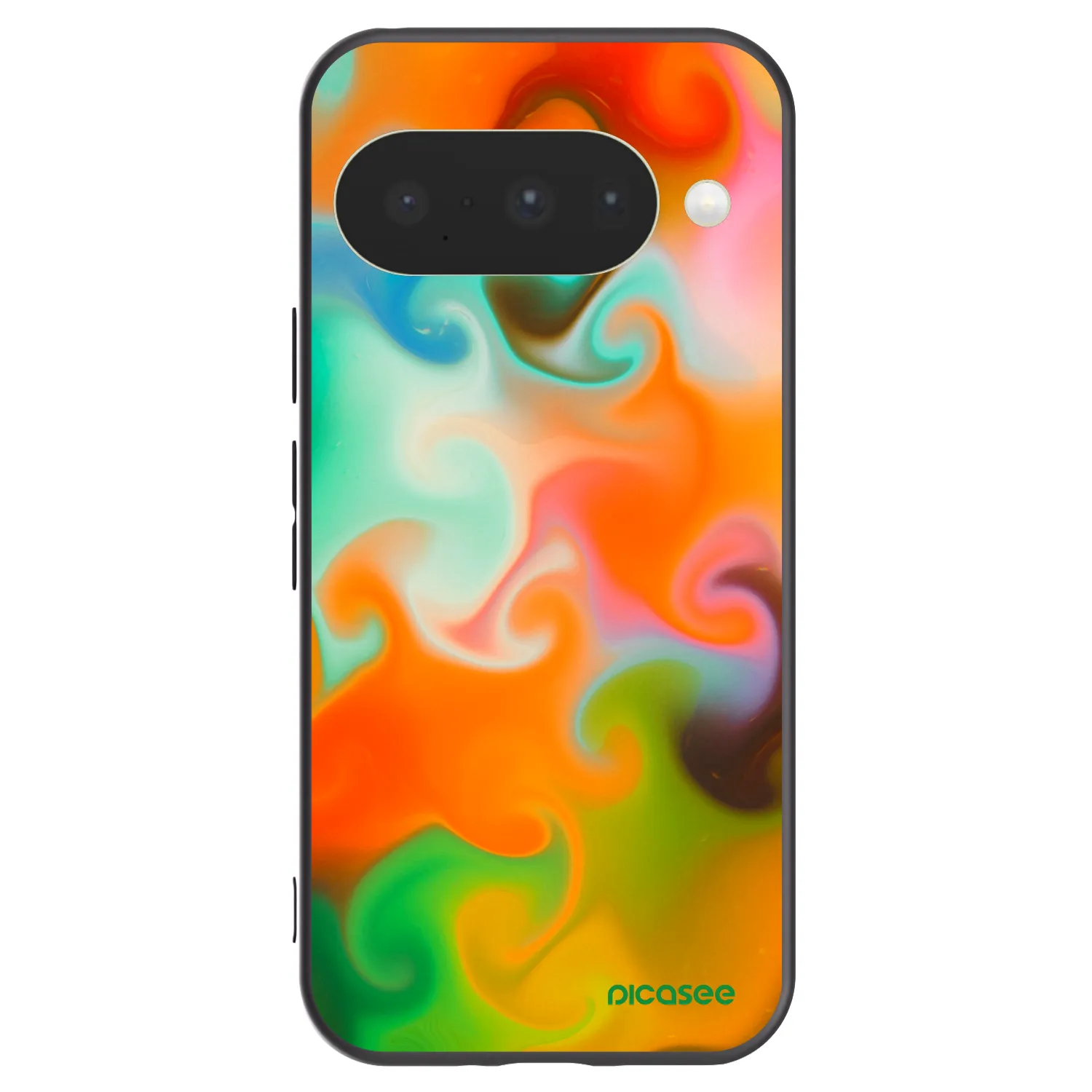 Picasee silikonowe czarne etui na Google Pixel 10 - Juice