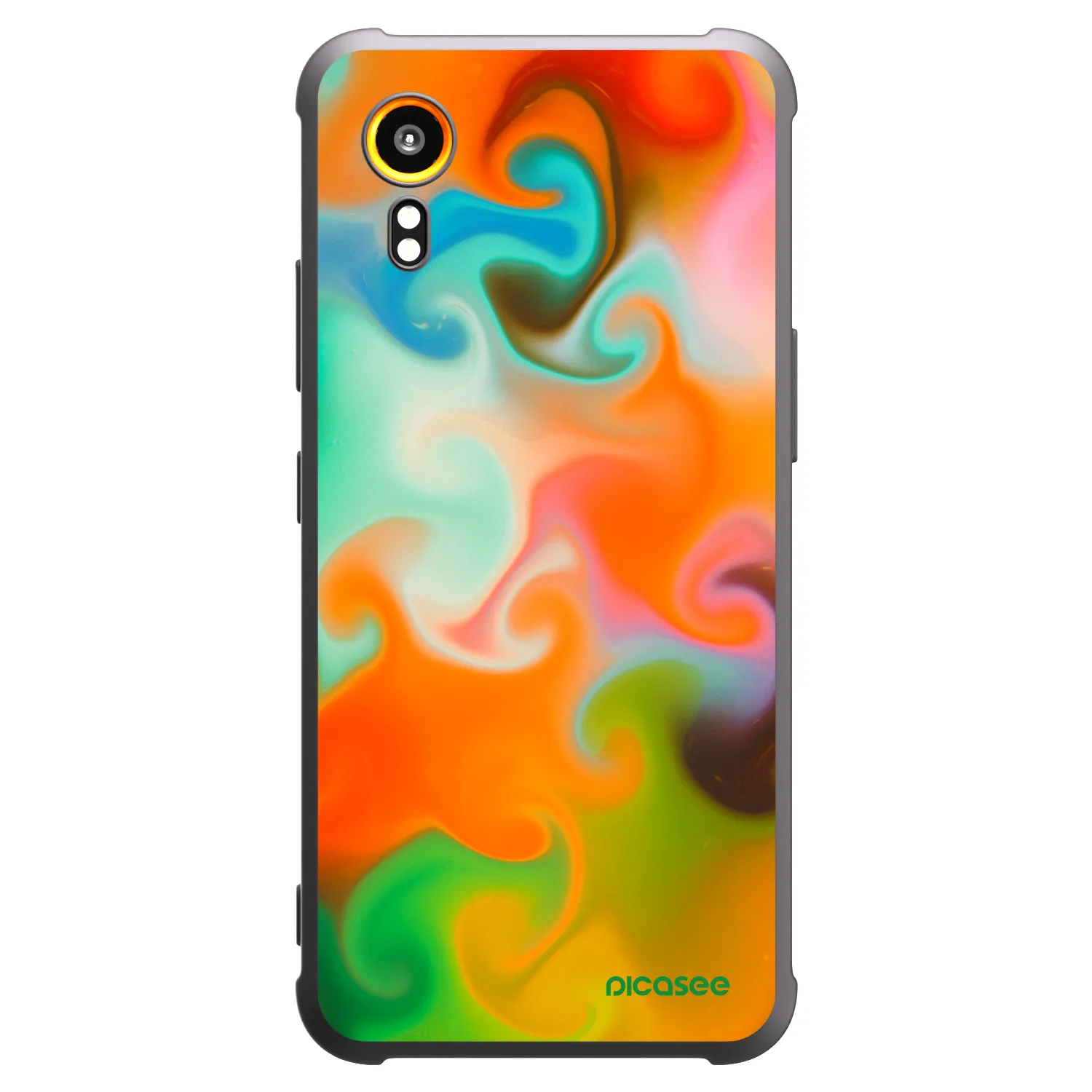 Picasee silikonowe czarne etui na Samsung Galaxy Xcover 7 - Juice