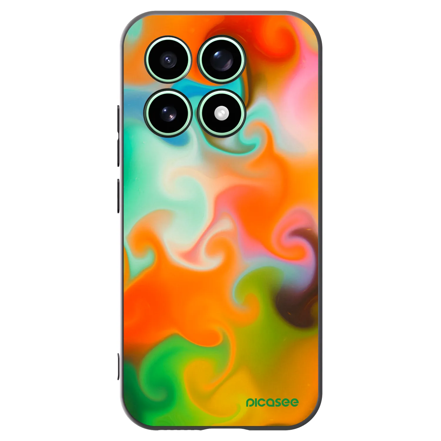 Picasee silikonowe czarne etui na Xiaomi 17 - Juice