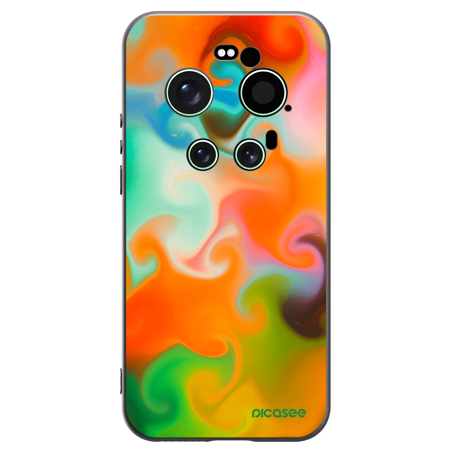 Picasee silikonowe czarne etui na Xiaomi 17 Ultra - Juice