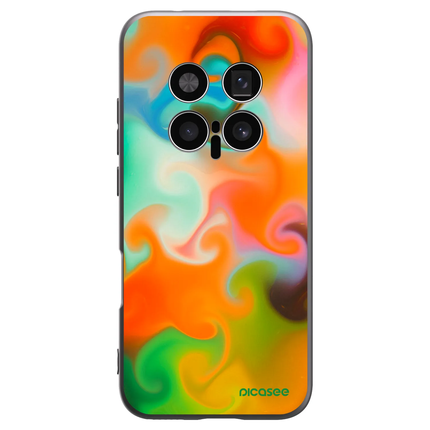Picasee silikonowe czarne etui na Honor Magic8 Pro 5G - Juice
