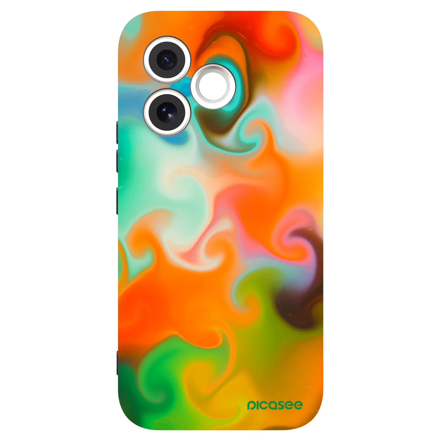 Picasee silikonowe czarne etui na Honor 600 Lite - Juice