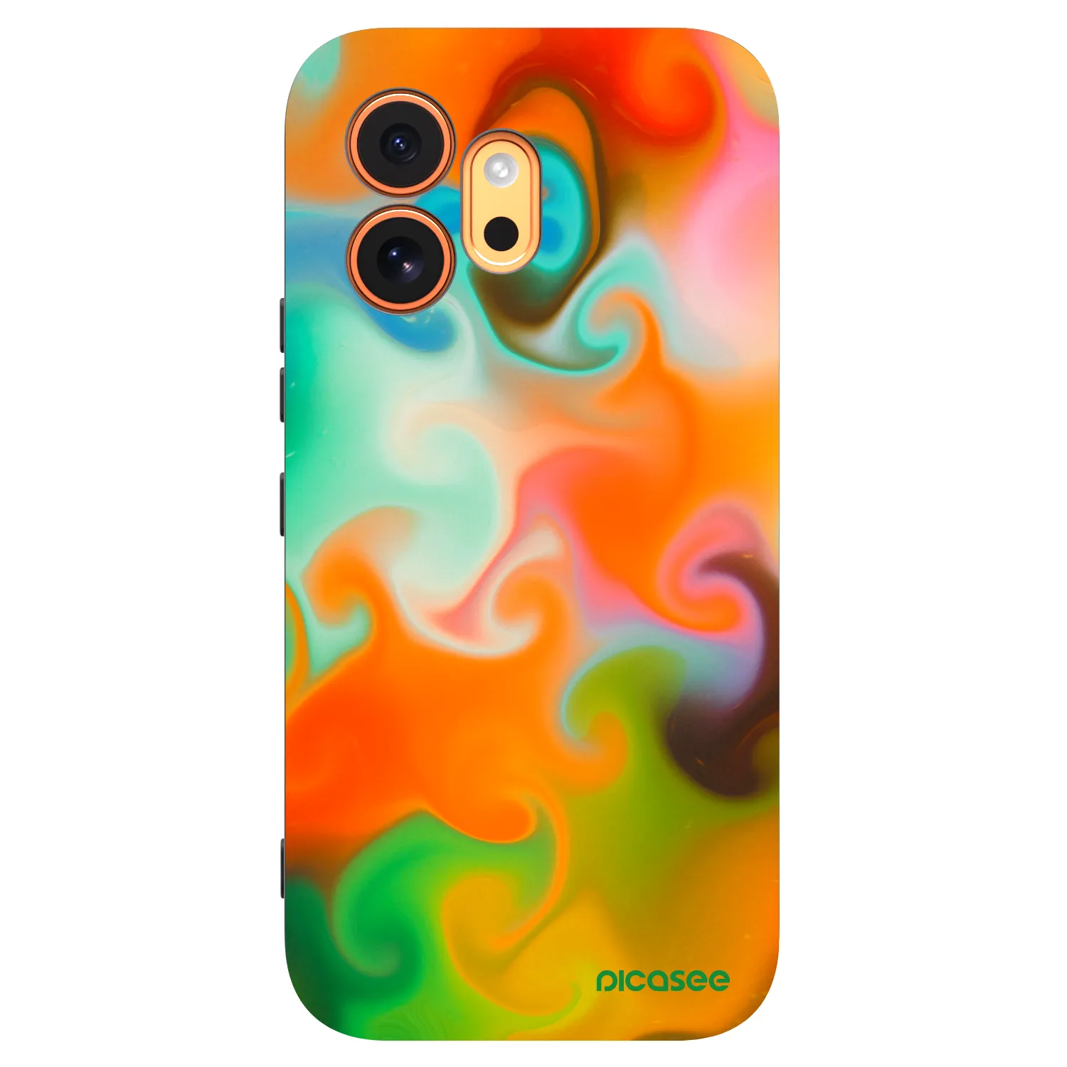 Picasee silikonowe czarne etui na Honor 600 - Juice