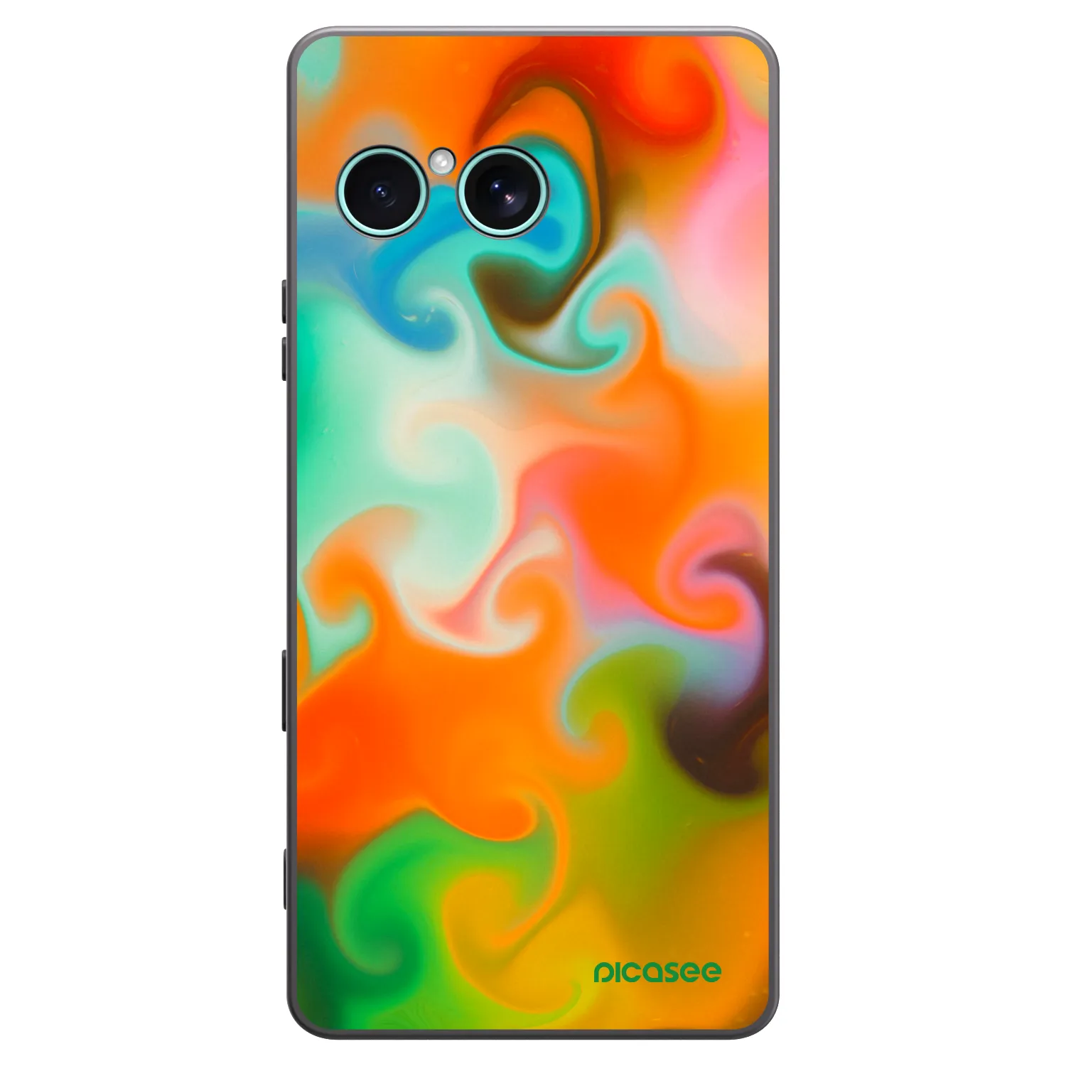 Picasee silikonowe czarne etui na Sony Xperia 10 VII - Juice