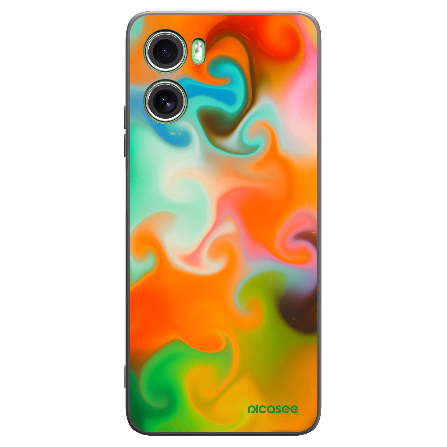 Picasee silikonowe czarne etui na Motorola Moto G06 - Juice