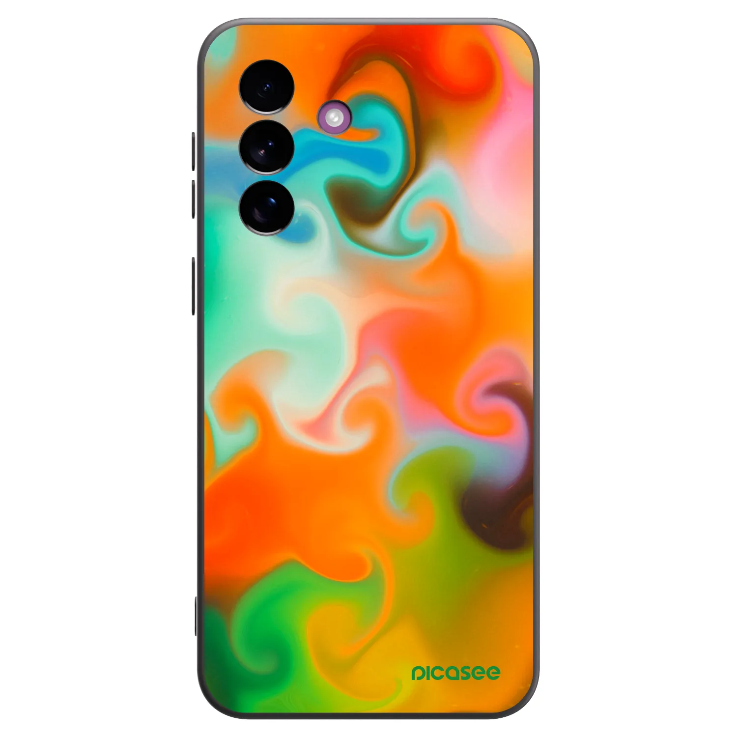 Picasee silikonowe czarne etui na Samsung Galaxy A37 - Juice