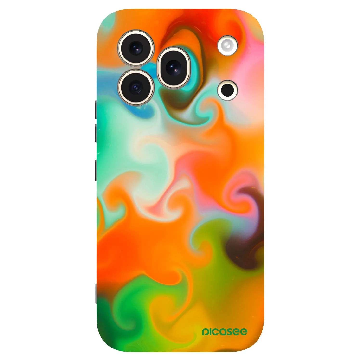 Picasee silikonowe czarne etui na Honor 600 Pro - Juice