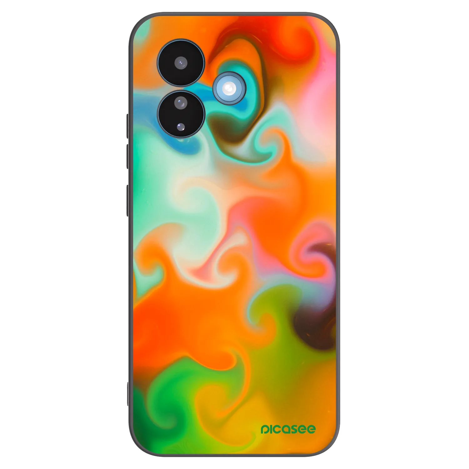 Picasee silikonowe czarne etui na Xiaomi Redmi Note 17 Pro 5G - Juice