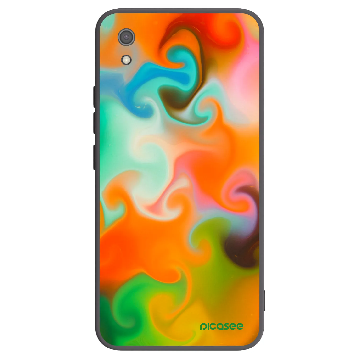 Picasee silikonowe czarne etui na Xiaomi Redmi 7A - Juice
