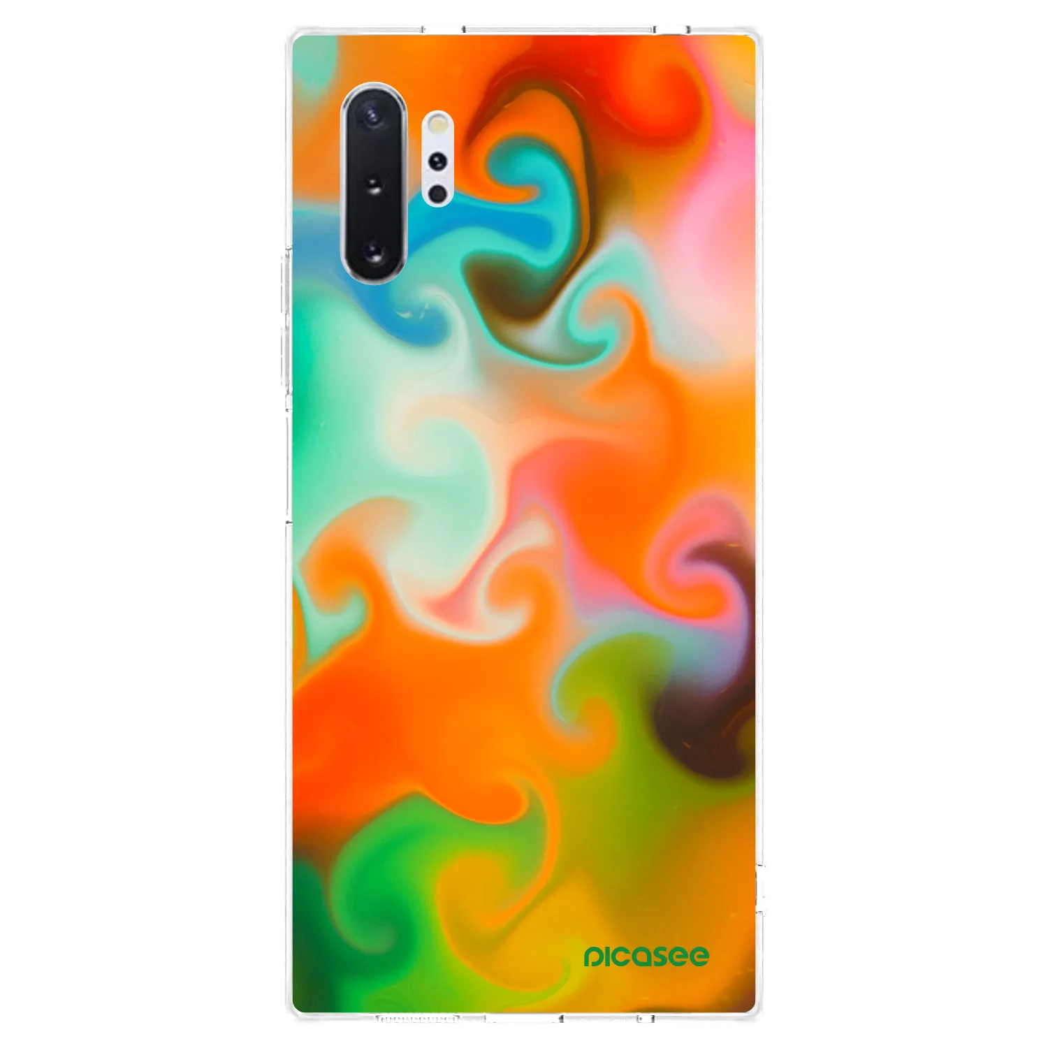 Picasee silikonowe przeźroczyste etui na Samsung Galaxy Note 10+ N975F - Juice