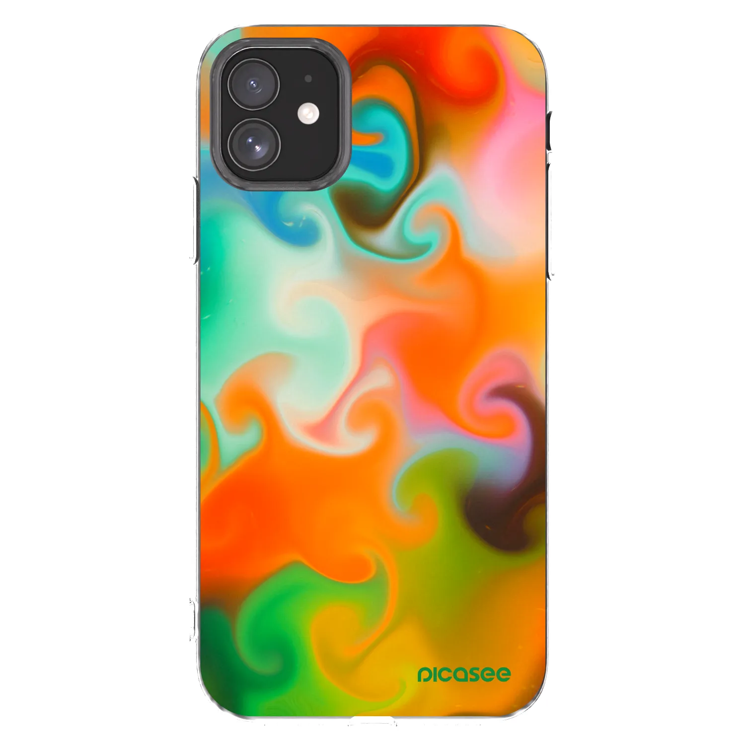 Picasee silikonowe przeźroczyste etui na Apple iPhone 11 - Juice