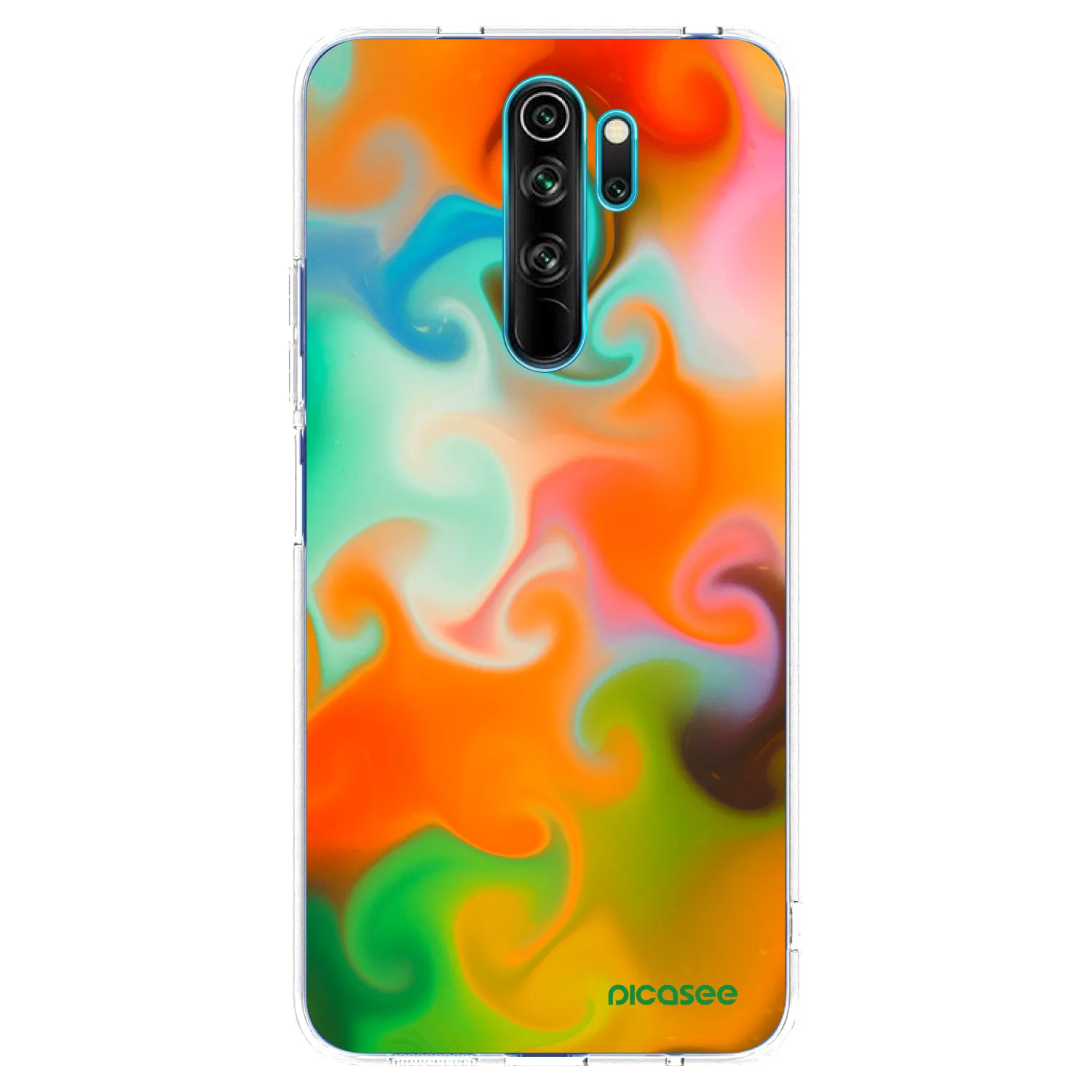 Picasee silikonowe przeźroczyste etui na Xiaomi Redmi Note 8 Pro - Juice