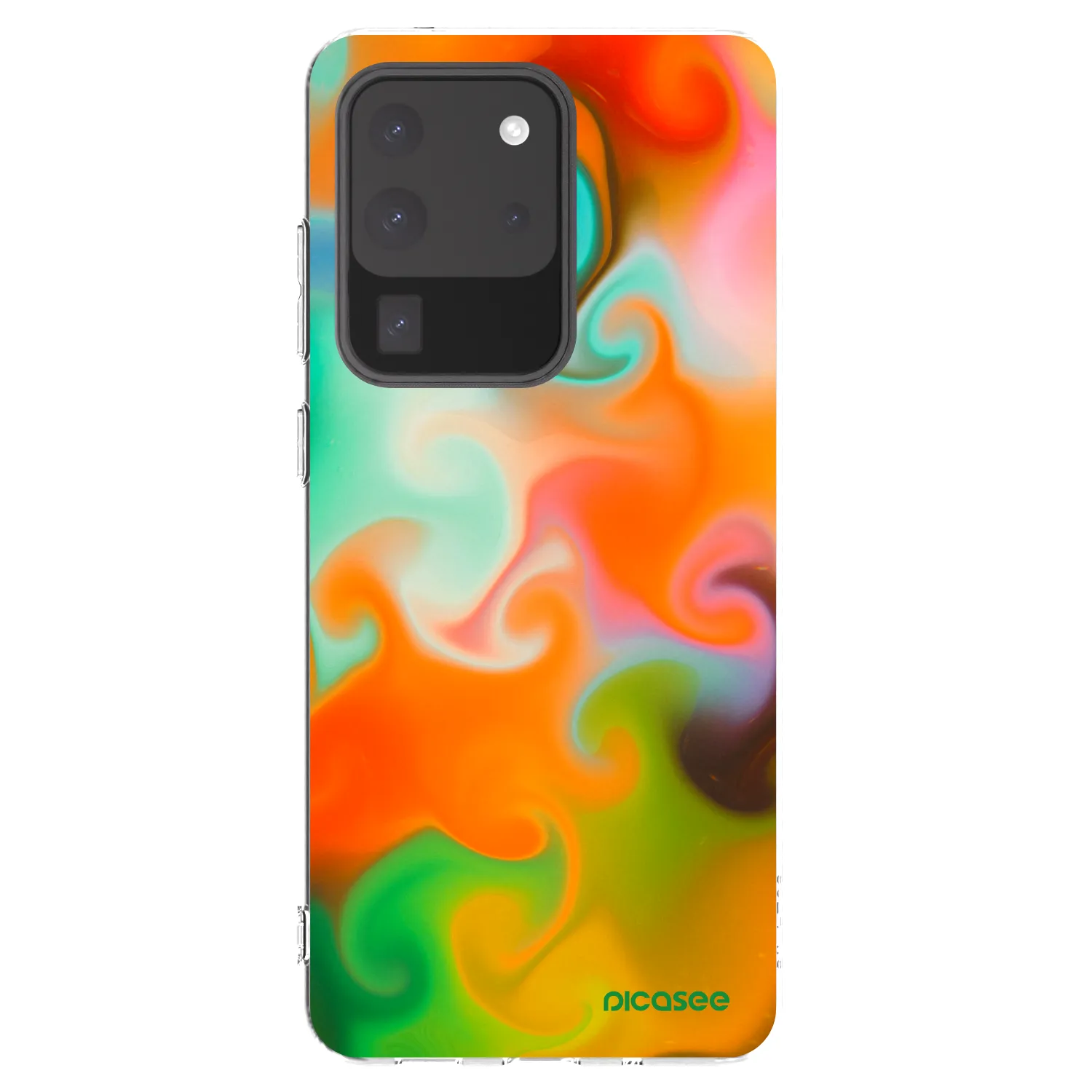 Picasee silikonowe przeźroczyste etui na Samsung Galaxy S20 Ultra 5G G988F - Juice