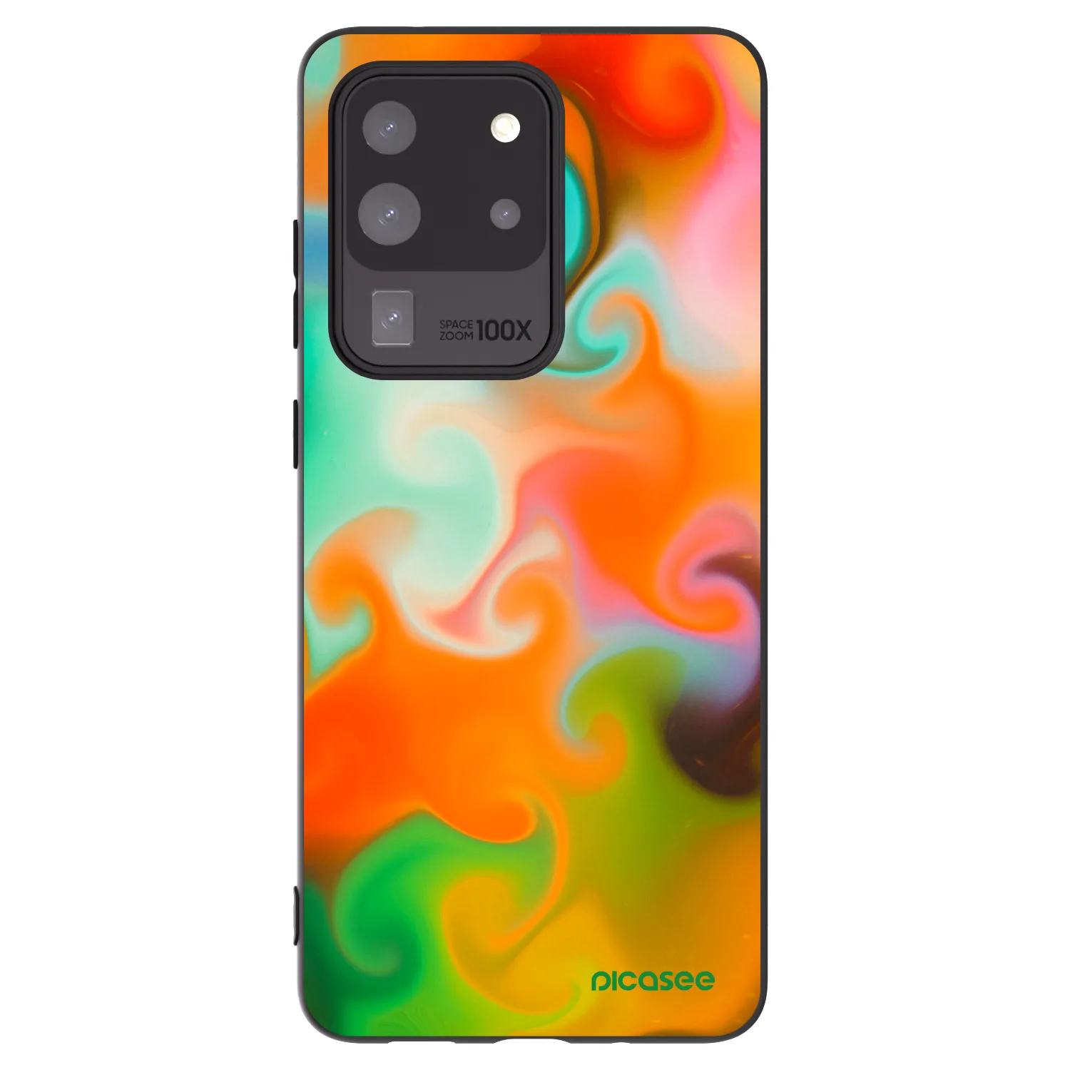 Picasee silikonowe czarne etui na Samsung Galaxy S20 Ultra 5G G988F - Juice