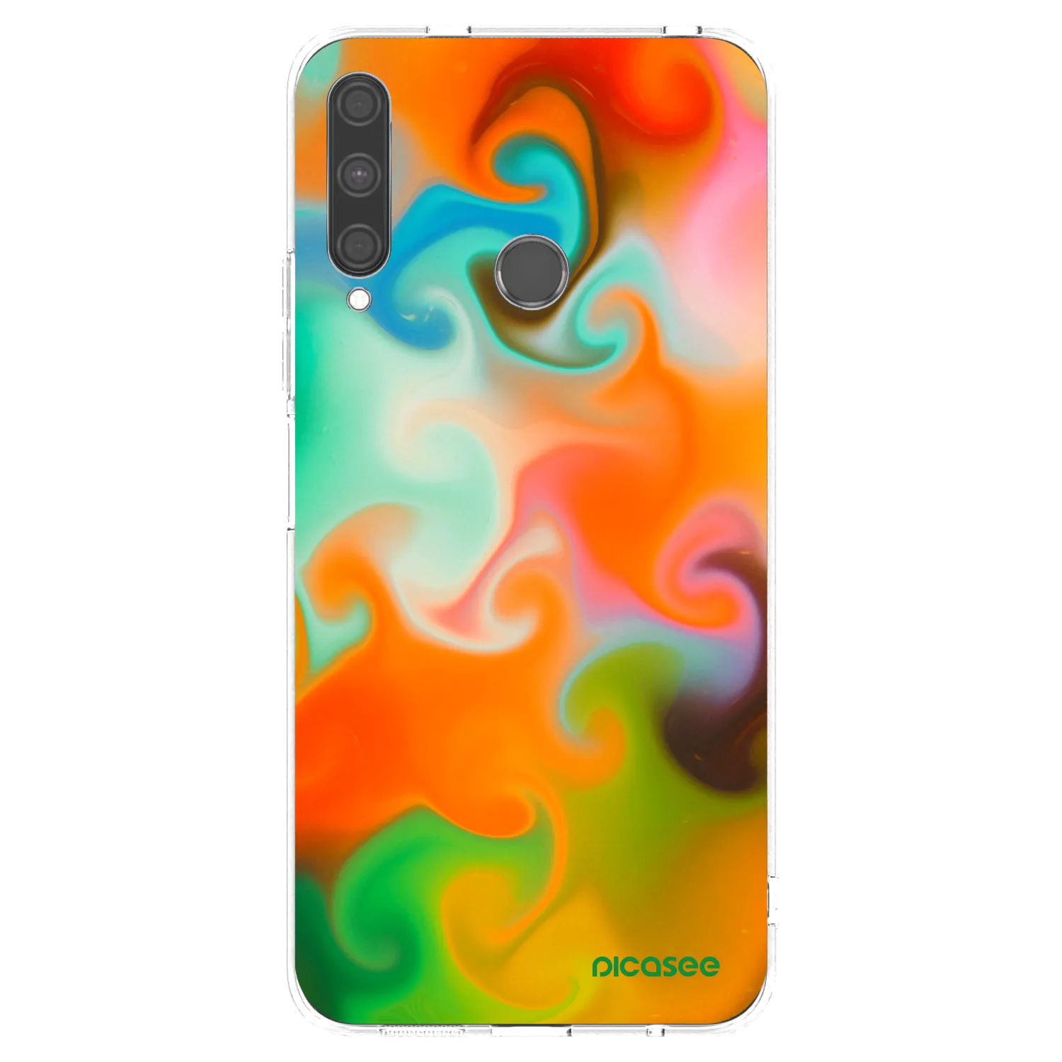 Picasee silikonowe przeźroczyste etui na Huawei P40 Lite E - Juice