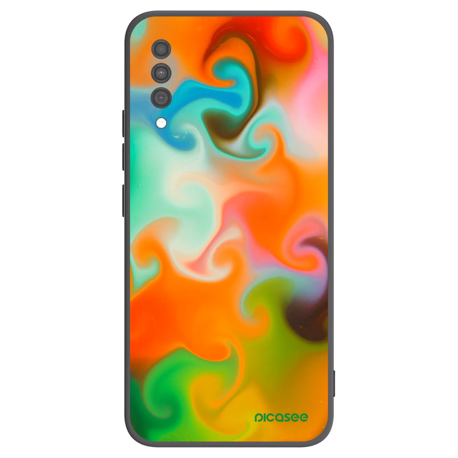 Picasee silikonowe czarne etui na Samsung Galaxy A30s A307F - Juice