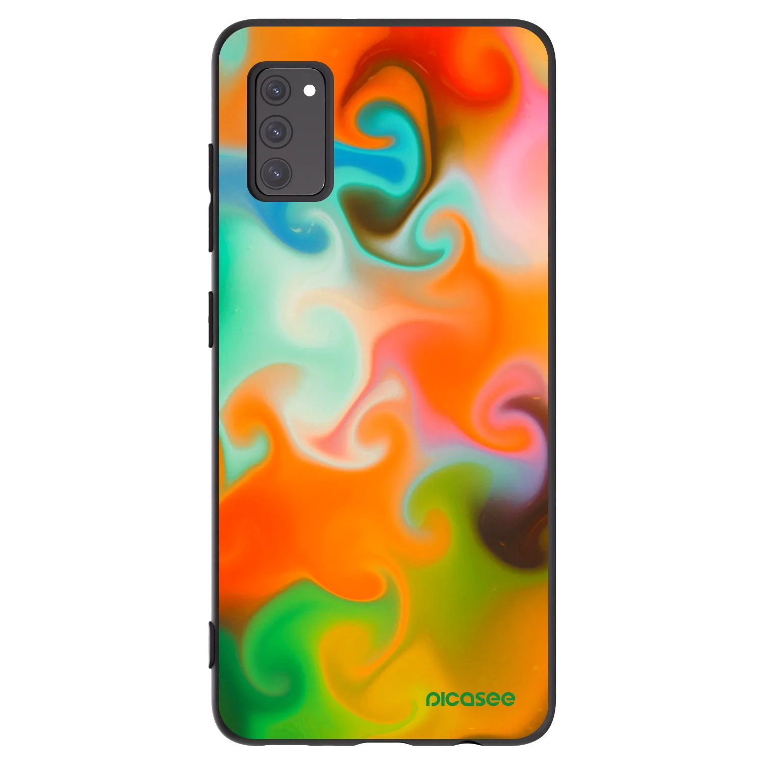 Picasee silikonowe czarne etui na Samsung Galaxy A41 A415F - Juice
