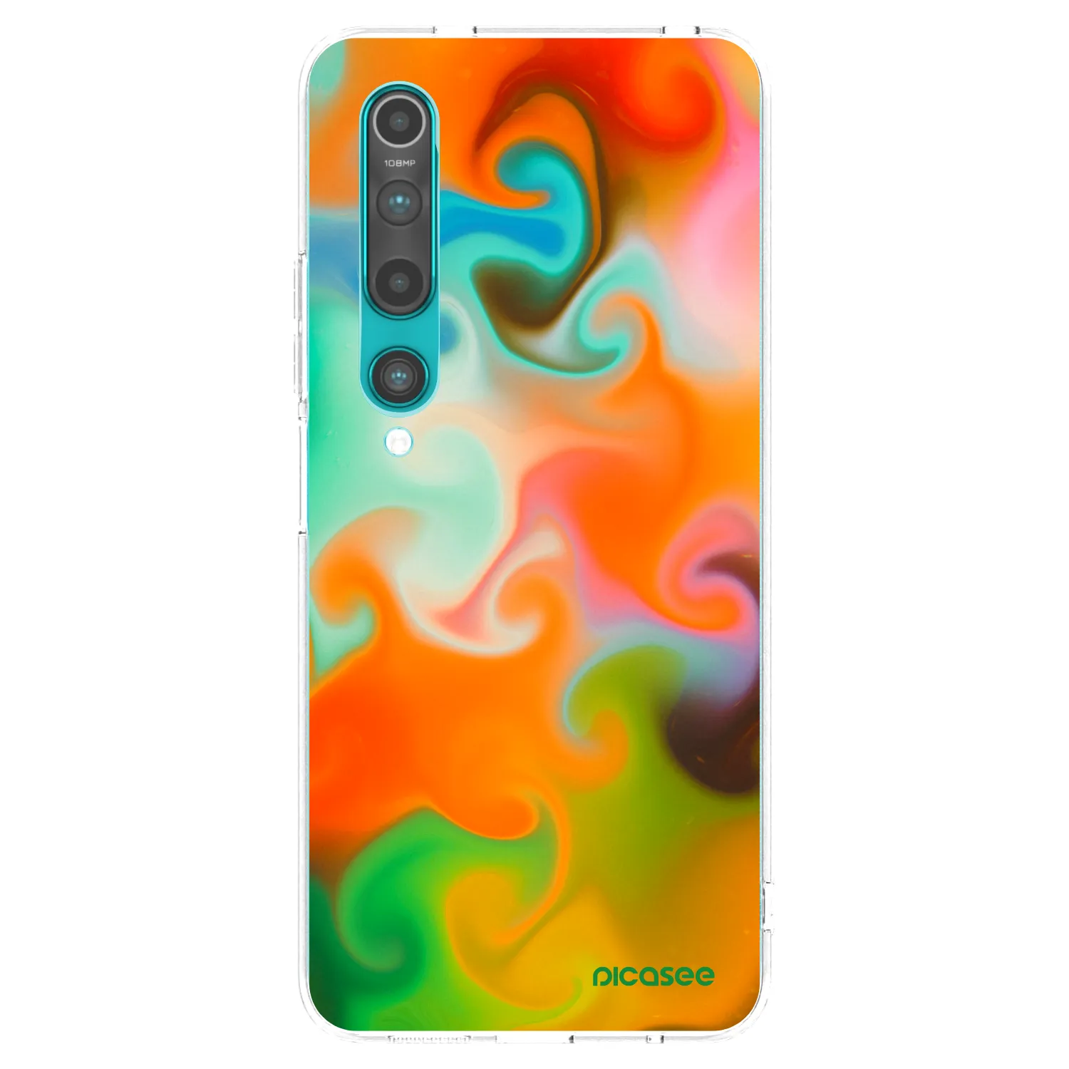 Picasee silikonowe przeźroczyste etui na Xiaomi Mi 10 - Juice