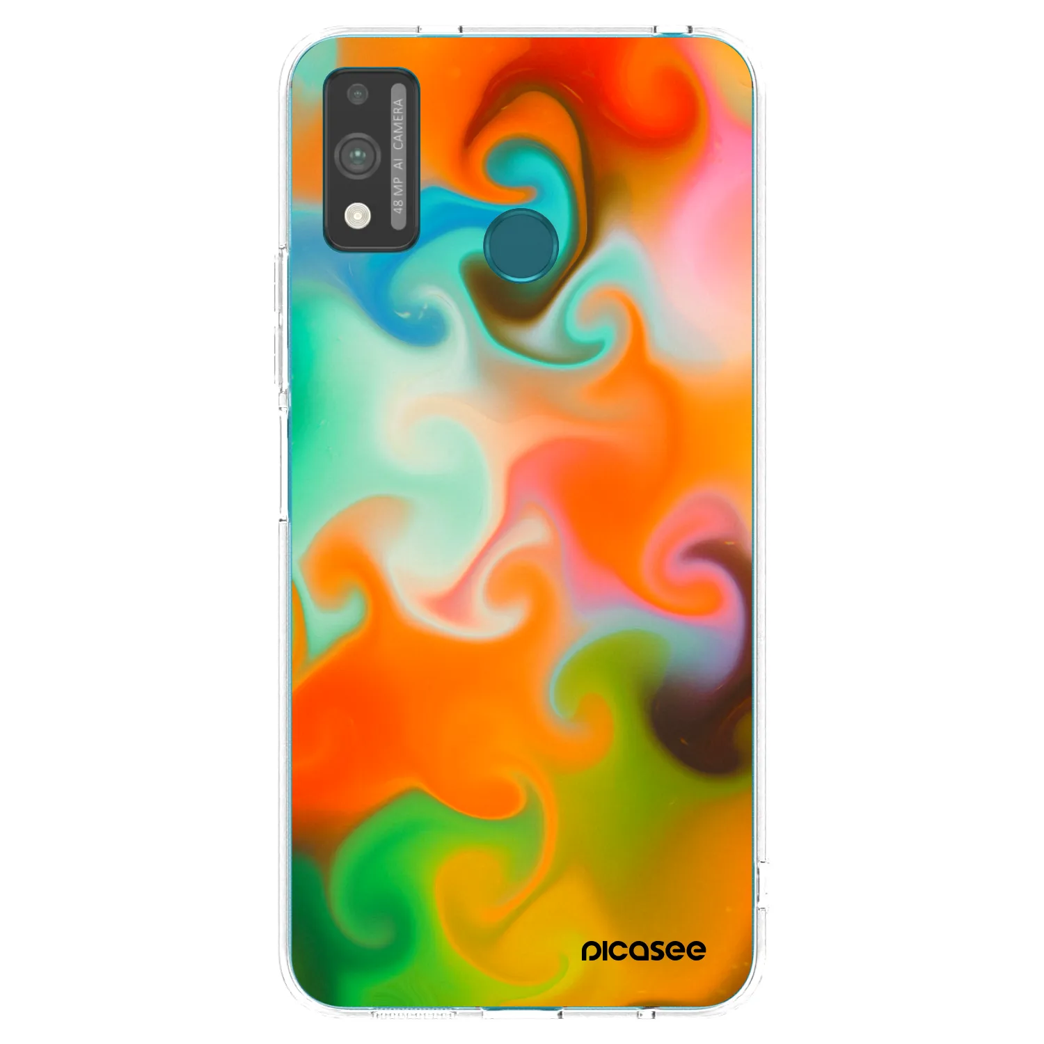 Picasee silikonowe przeźroczyste etui na Honor 9X Lite - Juice