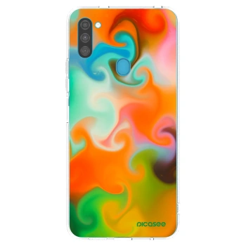 Picasee silikonowe przeźroczyste etui na Samsung Galaxy M11 - Juice
