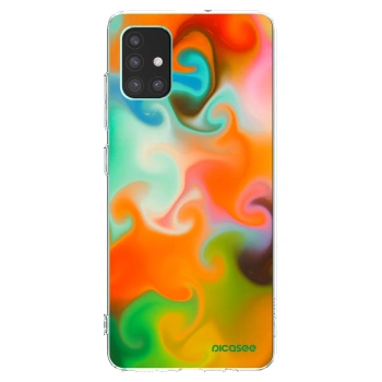Picasee silikonowe przeźroczyste etui na Samsung Galaxy M51 M515F - Juice