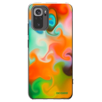 Picasee silikonowe przeźroczyste etui na Xiaomi Redmi Note 10 - Juice