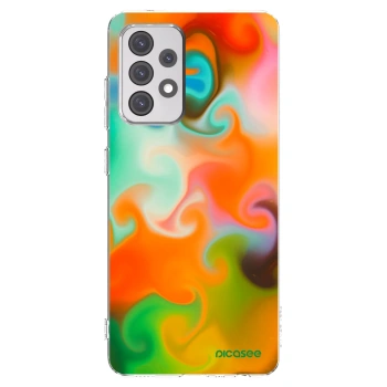 Picasee silikonowe przeźroczyste etui na Samsung Galaxy A52 5G A525F - Juice