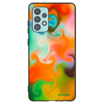 Picasee silikonowe czarne etui na Samsung Galaxy A72 A725F - Juice
