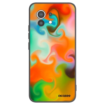Picasee silikonowe czarne etui na Xiaomi Mi 11 - Juice