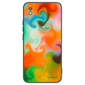 Picasee silikonowe czarne etui na Xiaomi Redmi 9AT - Juice