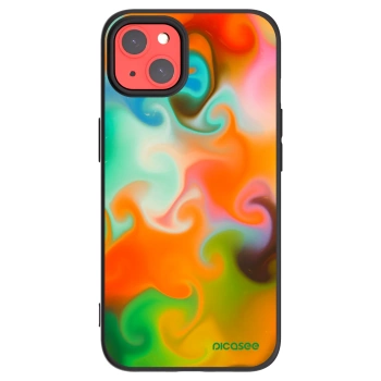 Picasee silikonowe czarne etui na Apple iPhone 13 - Juice