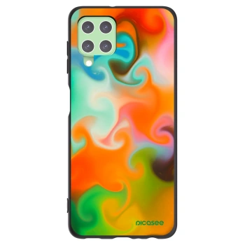 Picasee silikonowe czarne etui na Samsung Galaxy A22 A225F 4G - Juice