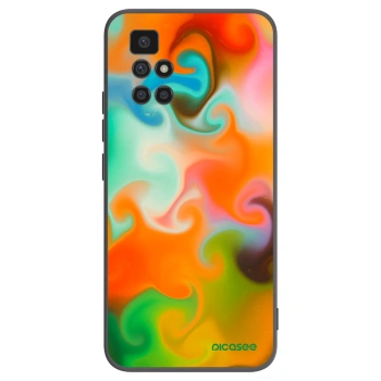 Picasee silikonowe czarne etui na Xiaomi Redmi 10 - Juice