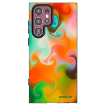 Picasee silikonowe czarne etui na Samsung Galaxy S22 Ultra 5G - Juice
