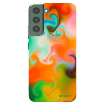 Picasee silikonowe przeźroczyste etui na Samsung Galaxy S22+ 5G - Juice