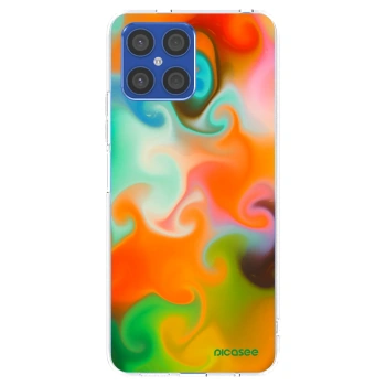 Picasee silikonowe przeźroczyste etui na Honor X8 4G - Juice